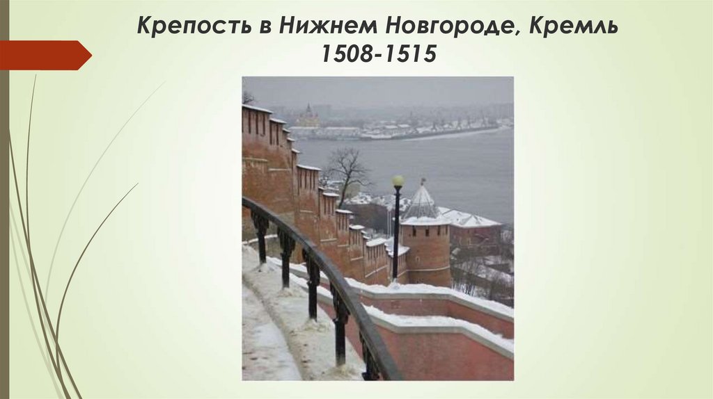 Крепость в Нижнем Новгороде, Кремль 1508-1515
