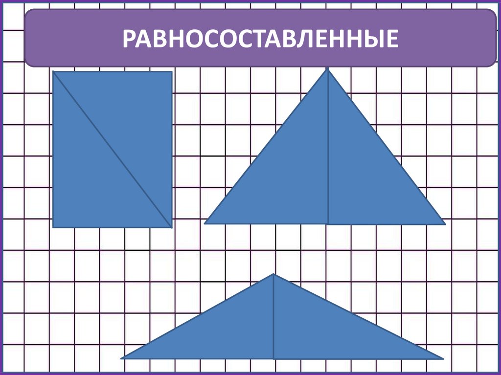 Равновеликие и равносоставленные фигуры проект