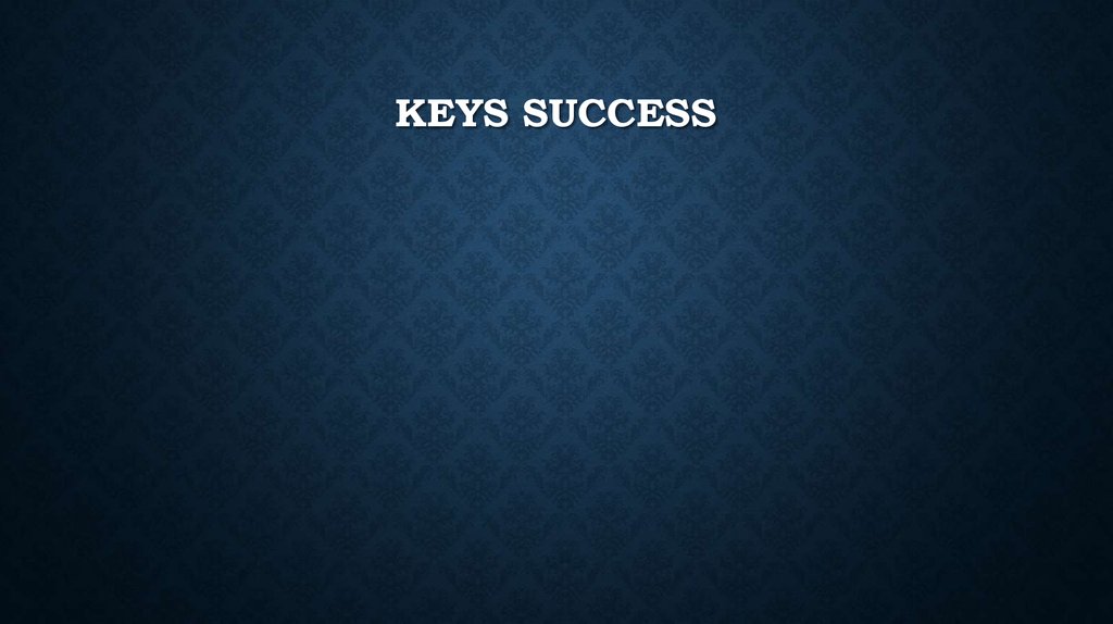 Keys success