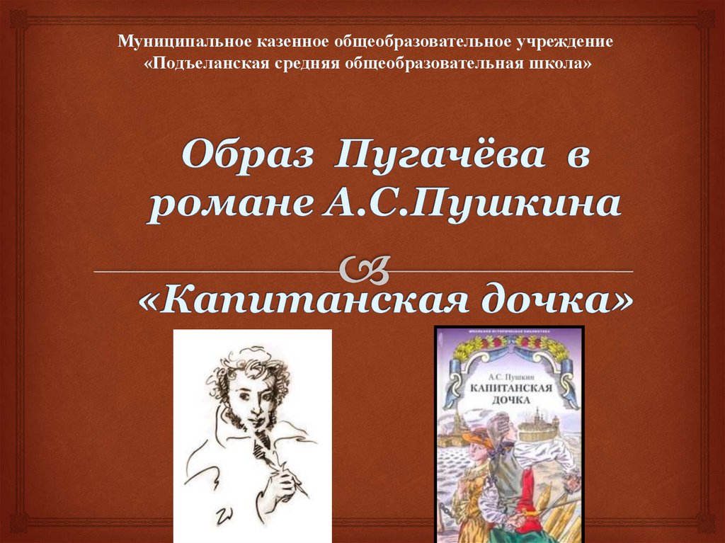 Образ пугачева в романе пушкина капитанская дочка