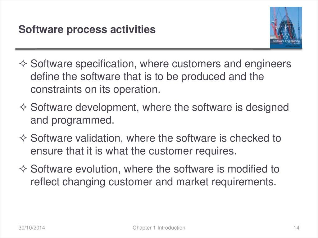 Software process activities