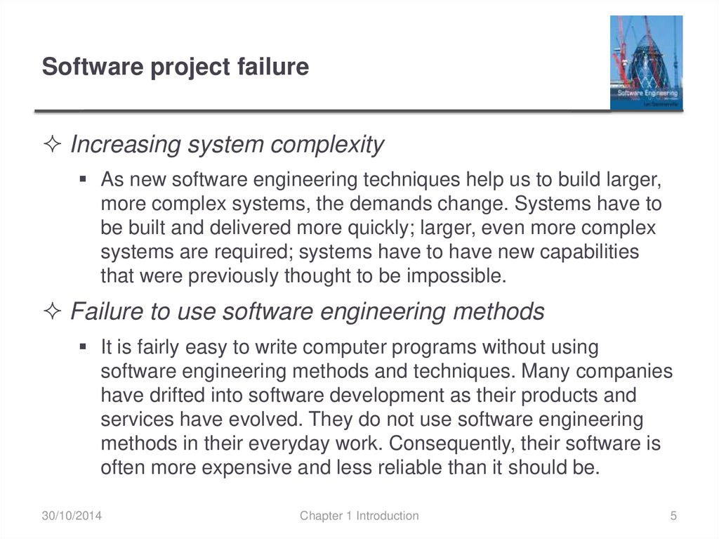 Software project failure