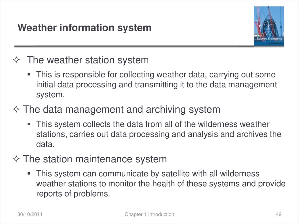 Weather information system