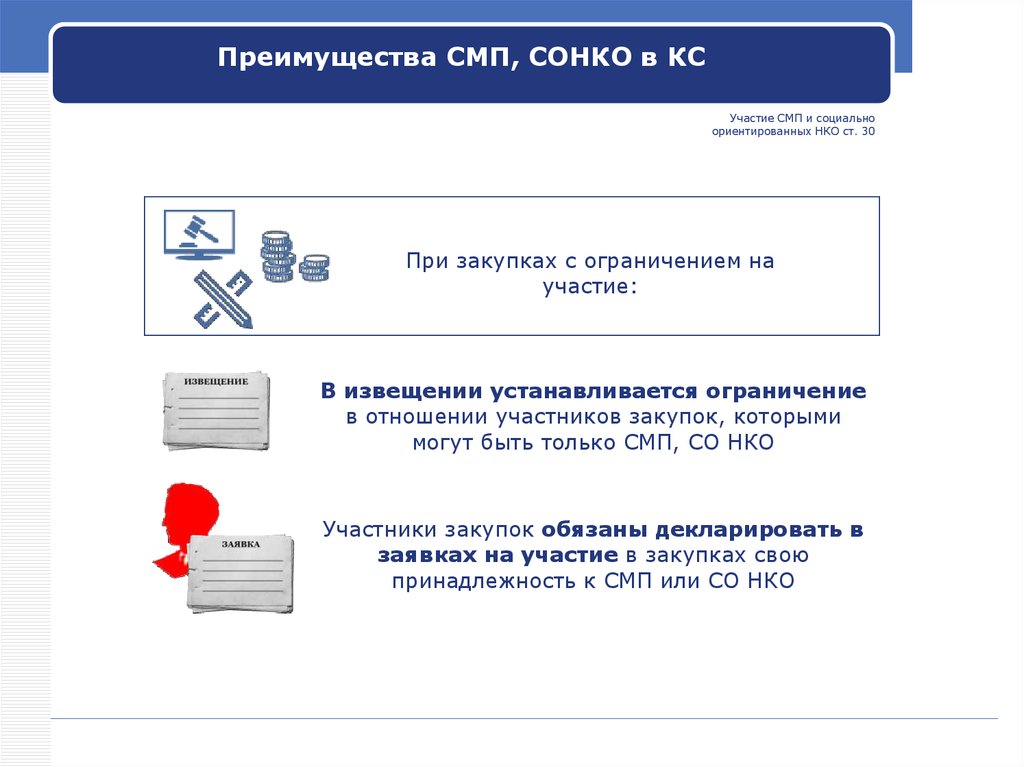 Электронный аукцион субъекты малого предпринимательства. Преимущества СМП. Преимущество для СМП И СОНКО. Преимущества контрактной системы. Преимущества для СМП по 44-ФЗ.