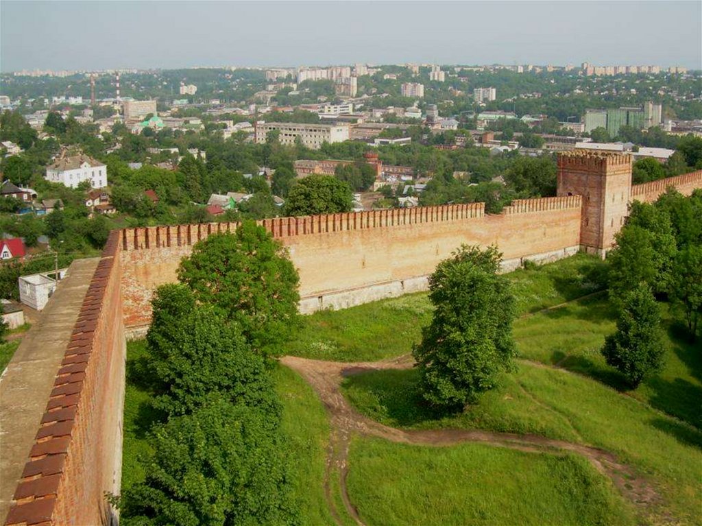 Крепостная стена смоленск фото