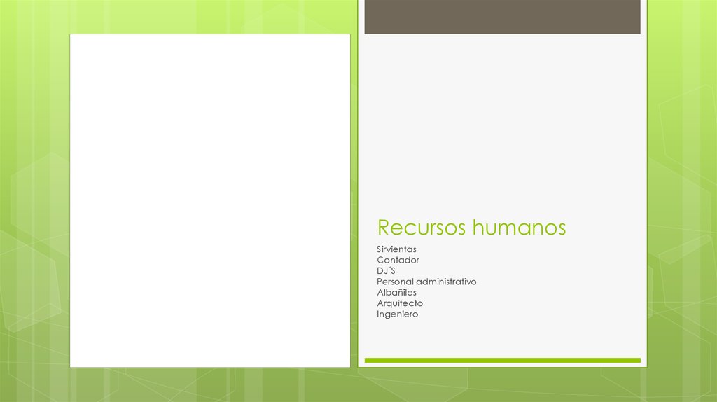 Recursos humanos
