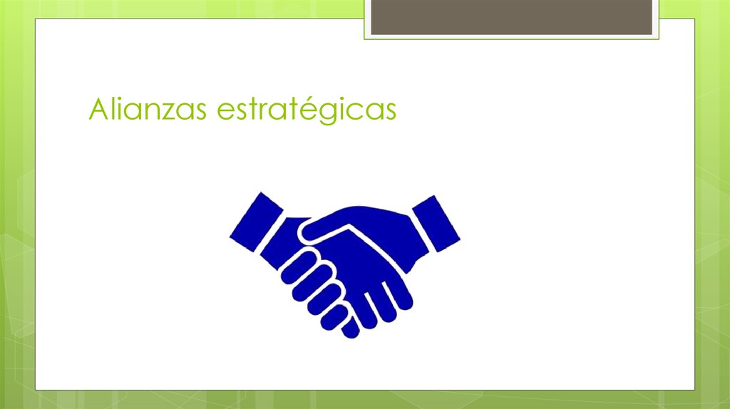 Alianzas estratégicas