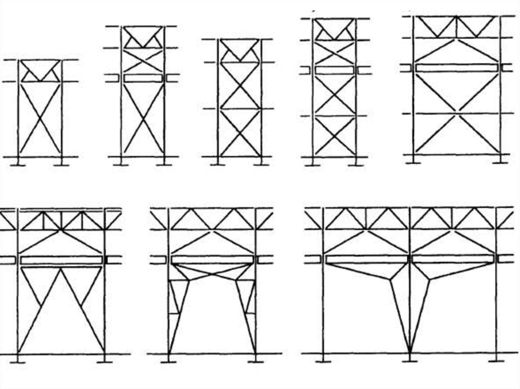 Связи металлических колонн. Портальные связи между колоннами н=6500. Вертикальные портальные связи по колоннам. Портальные металлические связи. Вертикальные связи металлические конструкции.