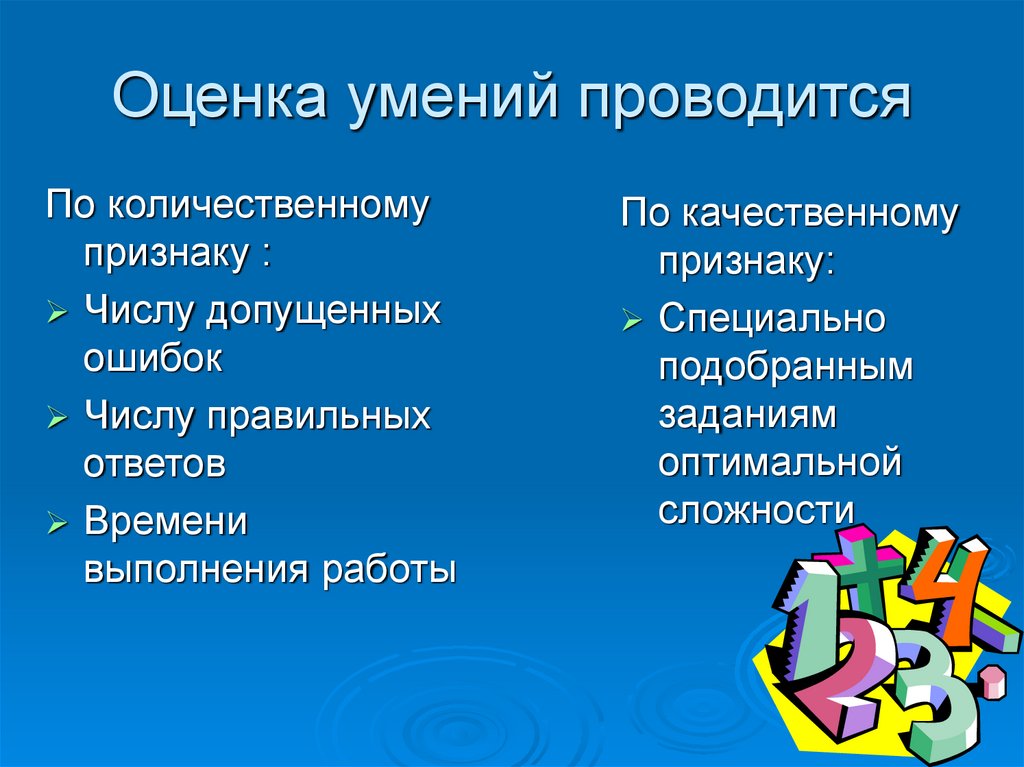 Оценка навыков презентации