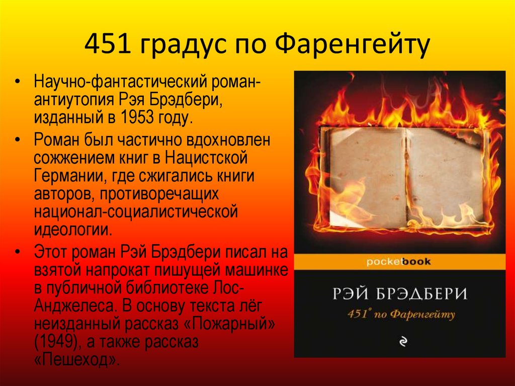 Краткое содержание книги 451 градус