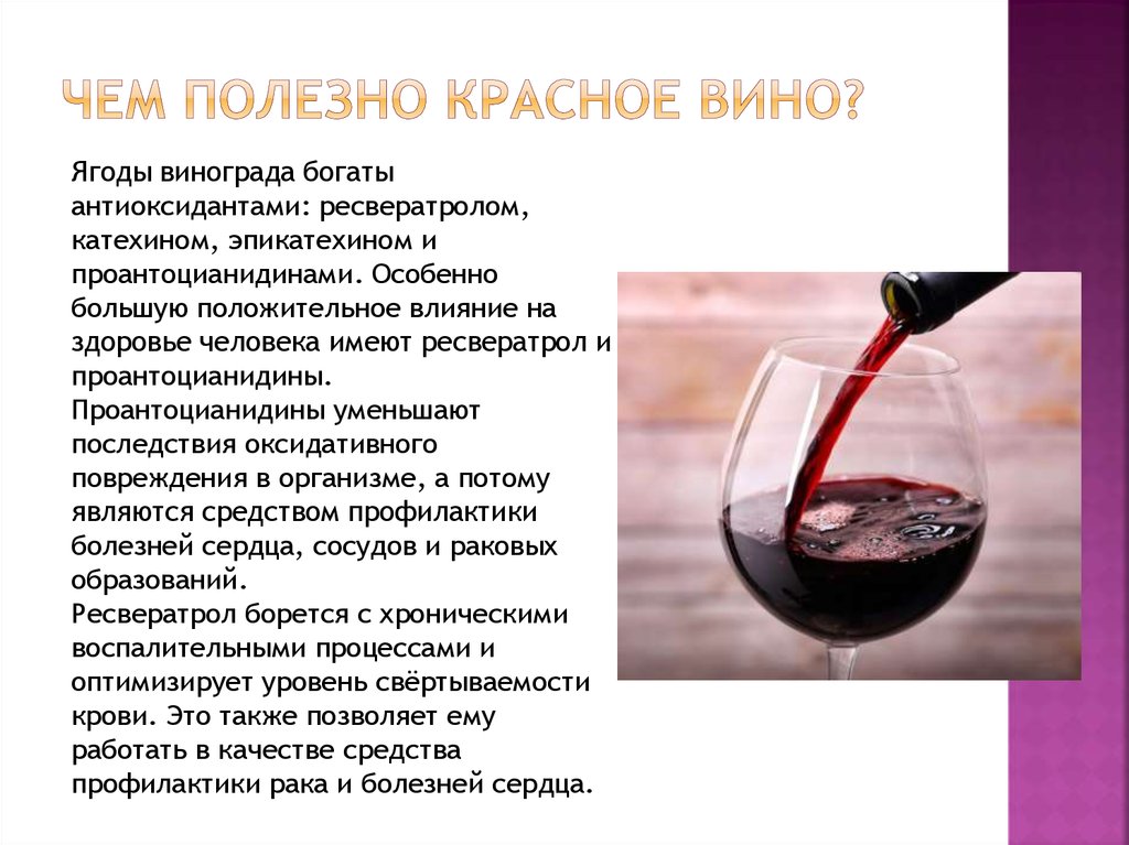 Вино полезно для сосудов