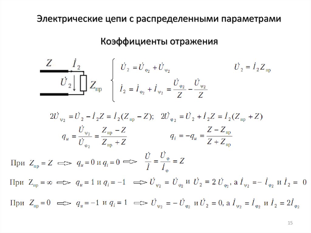 Распределенные параметры