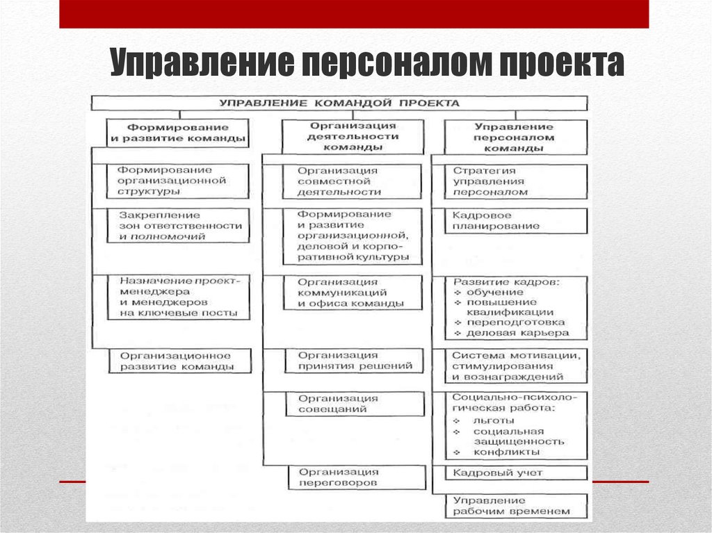 Управление персоналом проекта лекция