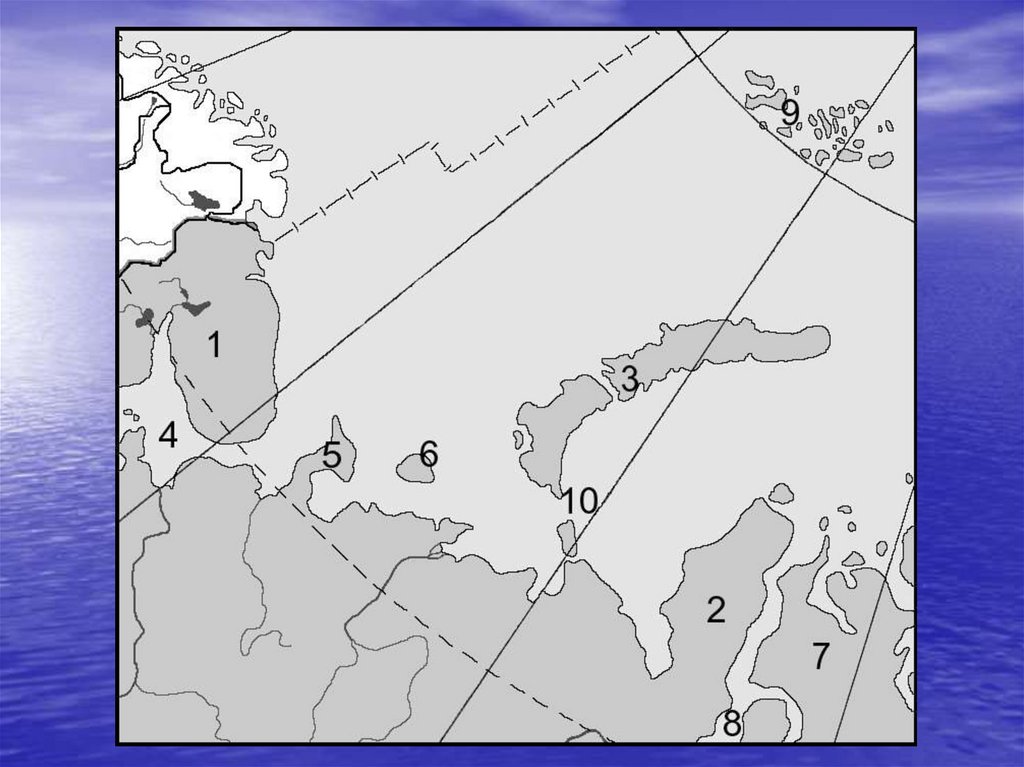 Береговая линия карта россии