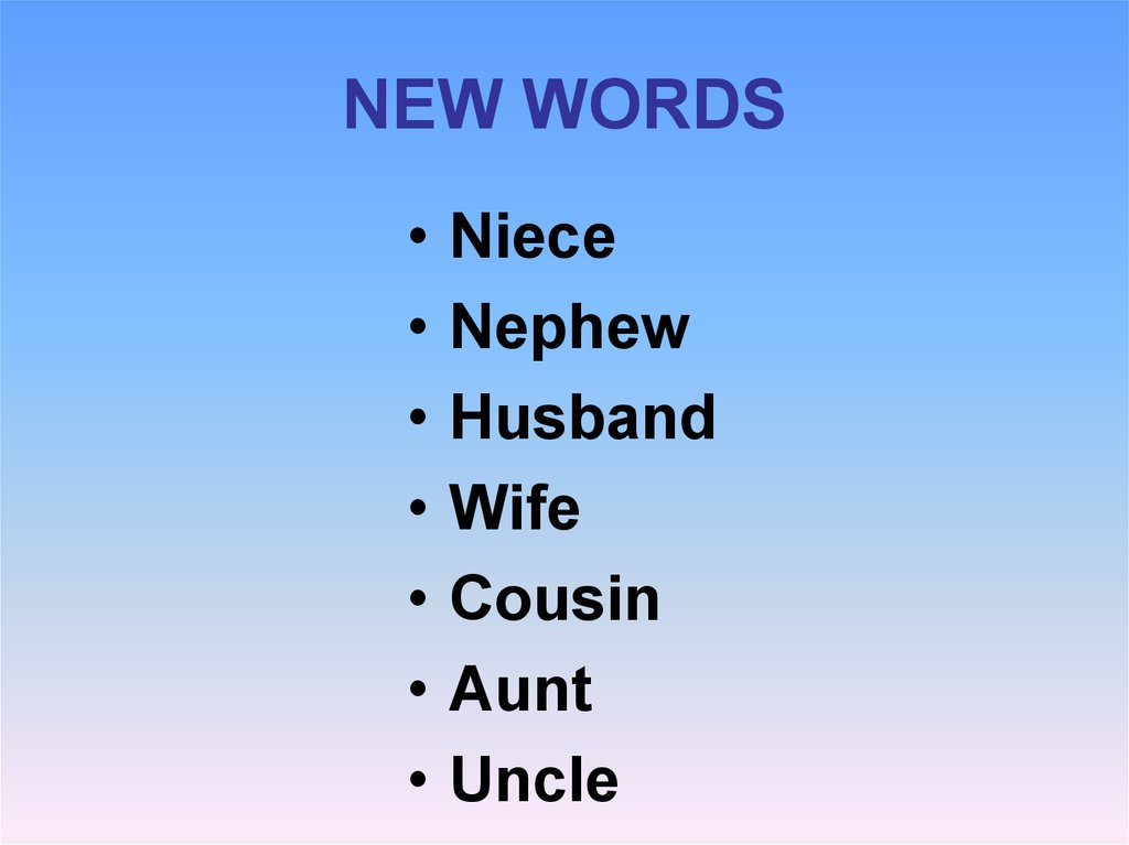 My new family. Niece nephew презентация. Nephew произношение. Aunt Uncle niece cousin. Aunt транскрипция Uncle.