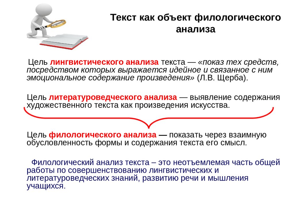 Анализ текста это. Текст как объект лингвистического исследования. Анализ содержания текста. Цели лингвистического анализа. Анализ содержания текста ОГЭ.