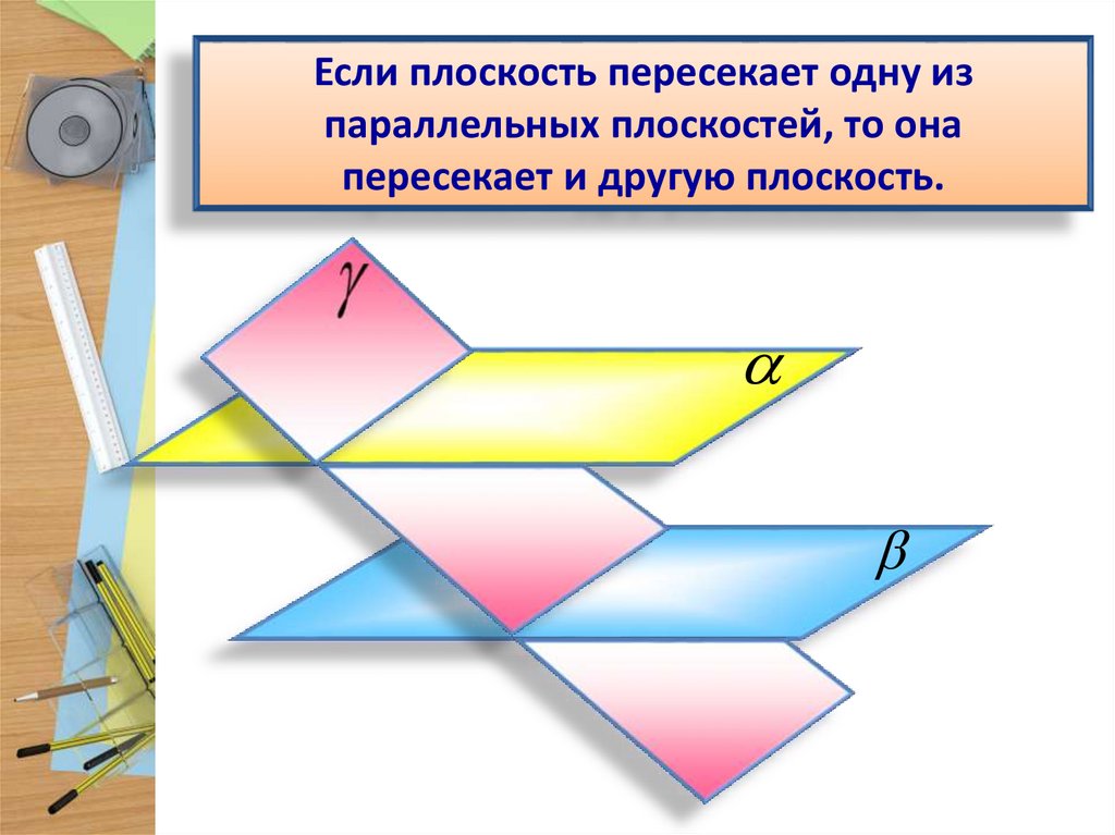 Даны 2 параллельные плоскости