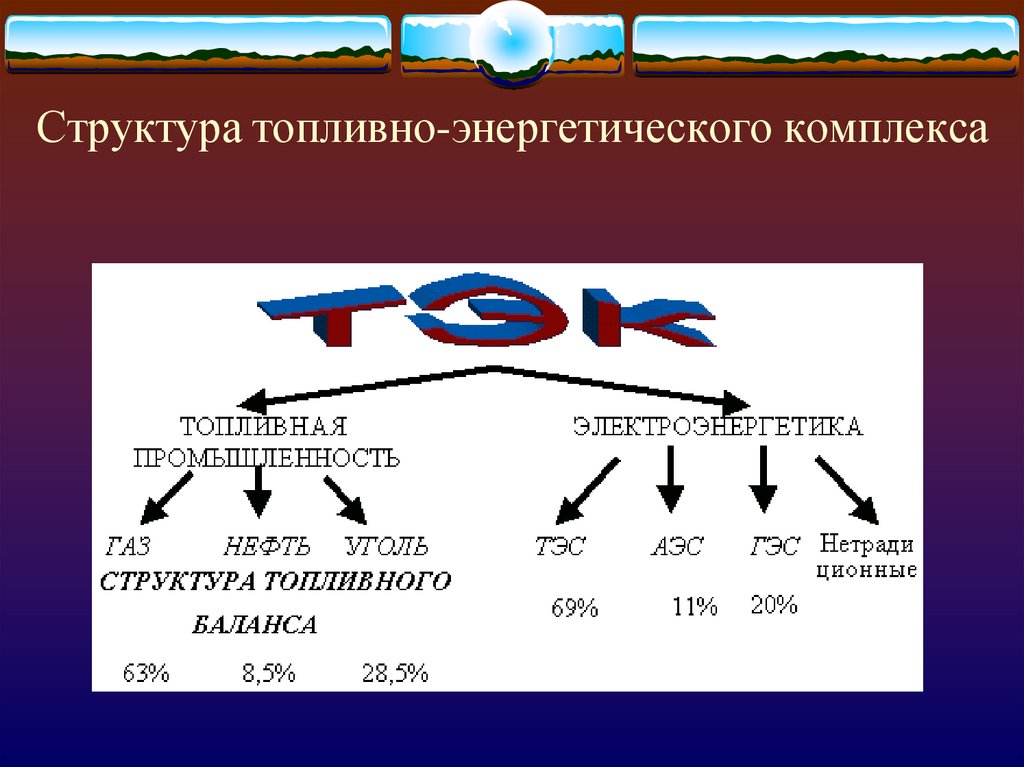 Изобразите в виде схемы состав тэк