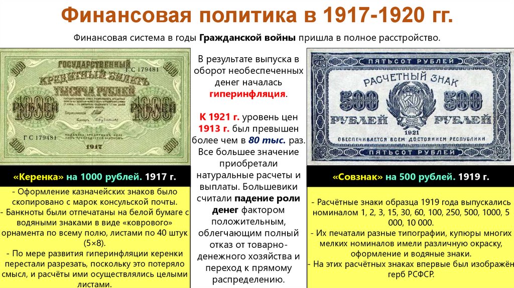 Необеспеченная эмиссия. Гиперинфляция купюры. Необеспеченная эмиссия денег. Гиперинфляция в России купюры. Деньги с 1917 по 1921.