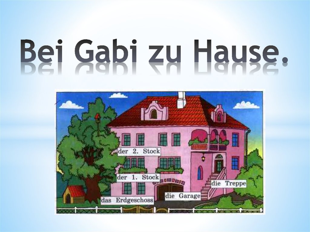 Ist zu hause. Немецкий язык 5 класс проект мой дом. Этажи в немецком языке.