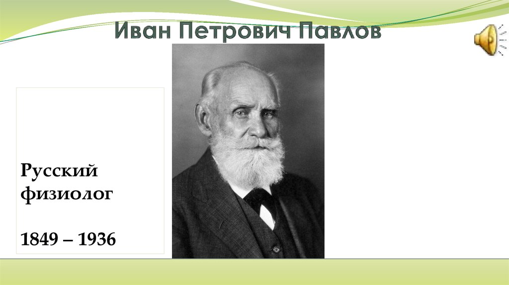 Иван петрович павлов презентация на английском языке