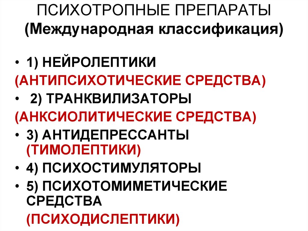 Психодислептики