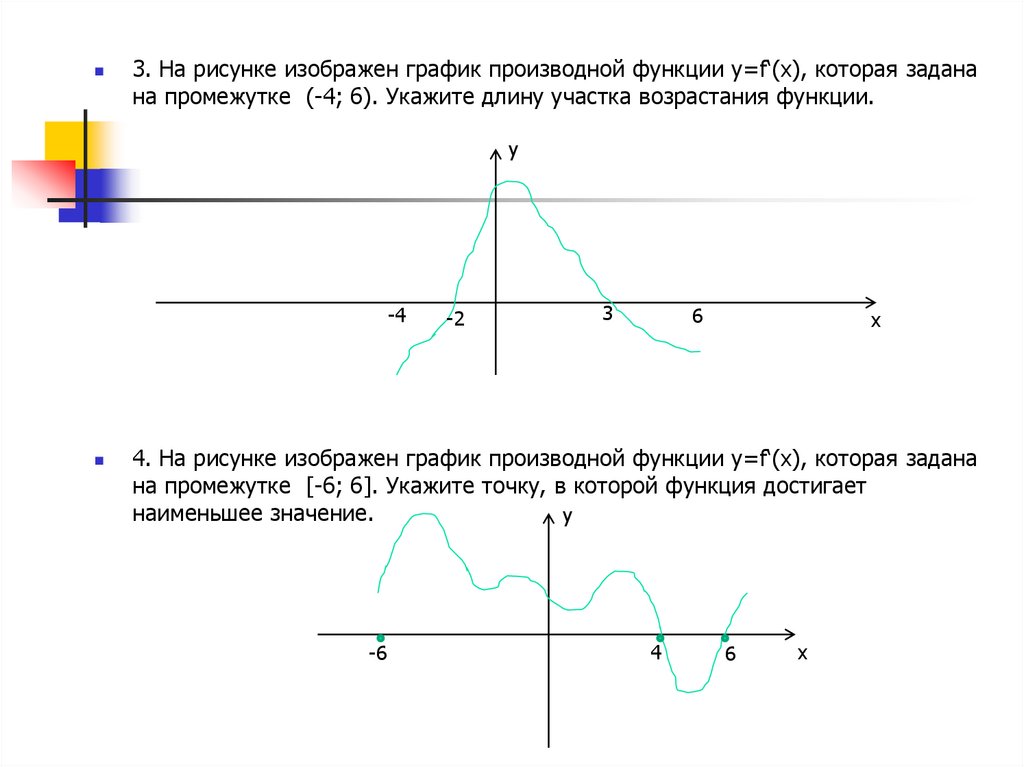 Отметь промежутки возрастания функции график которой изображен на рисунке