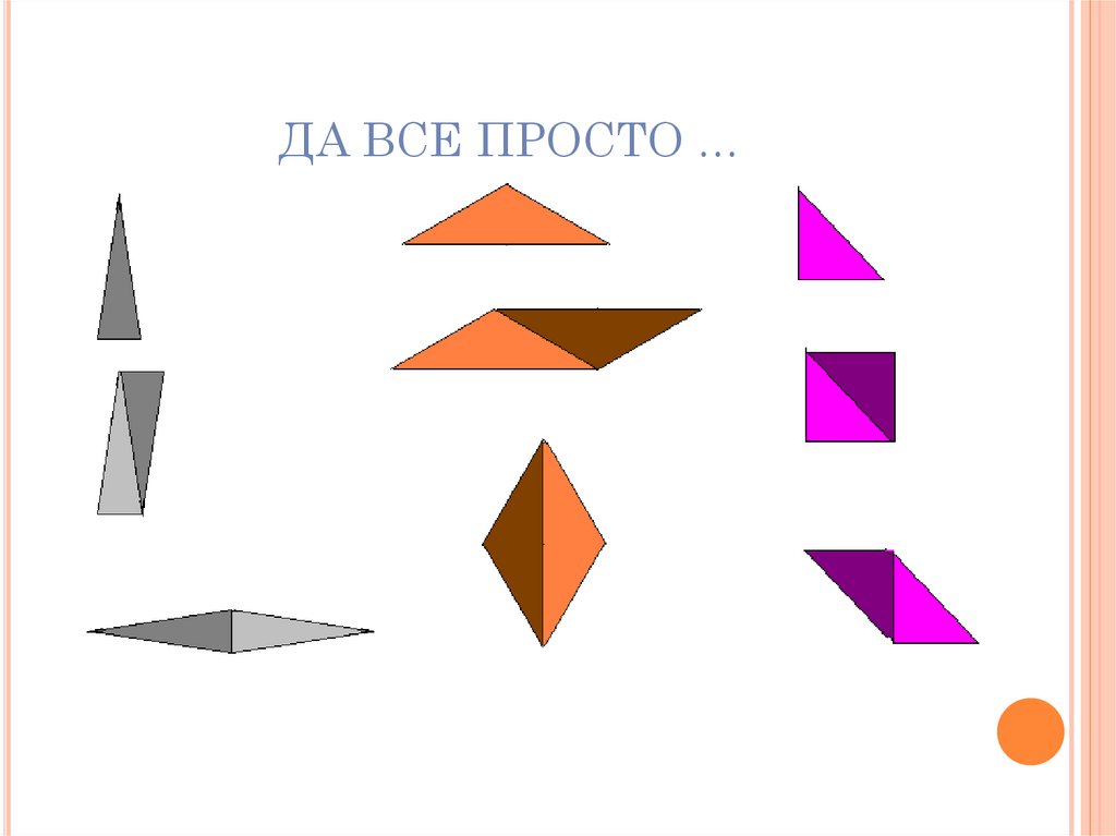 ДА ВСЕ ПРОСТО …