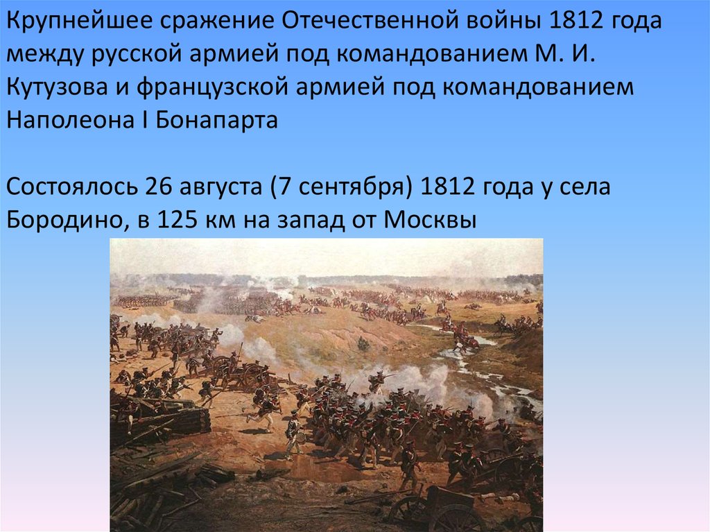 Школа генерального сражения. Сражения Отечественной войны 1812. Крупнейшее сражение Отечественной войны 1812. Презентация Смоленское сражение Отечественной войны 1812. Крупнейшие битвы Великой Отечественной войны 1812.