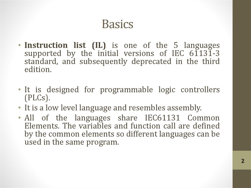Controller programming methods and tools - презентация онлайн