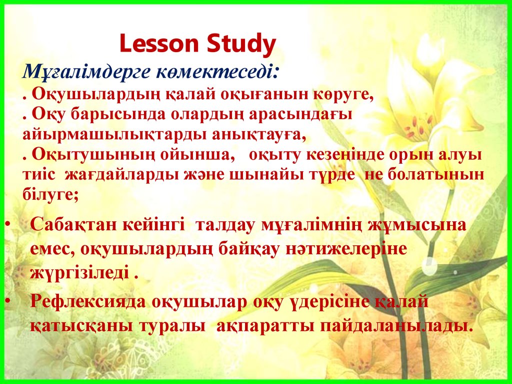 Lesson study презентация