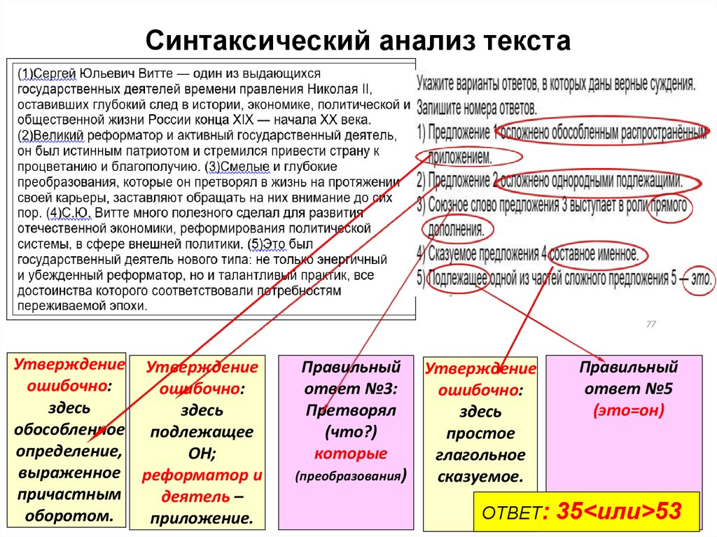 Разобрать текст на фото