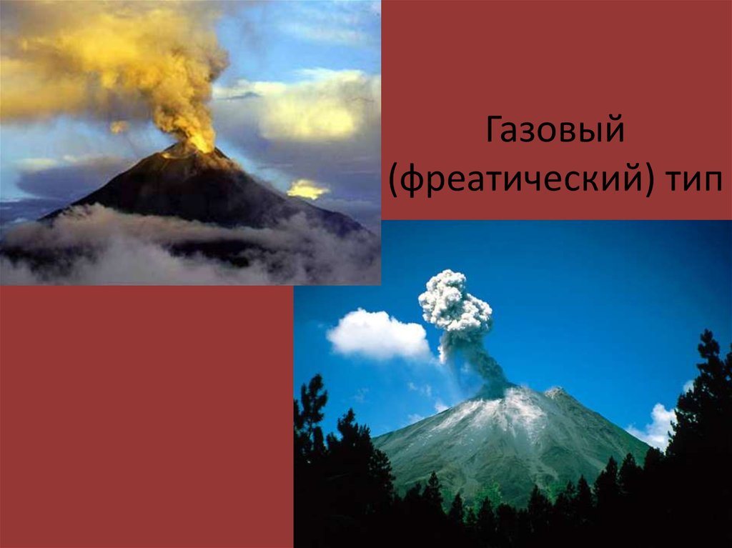 Газовый (фреатический) тип