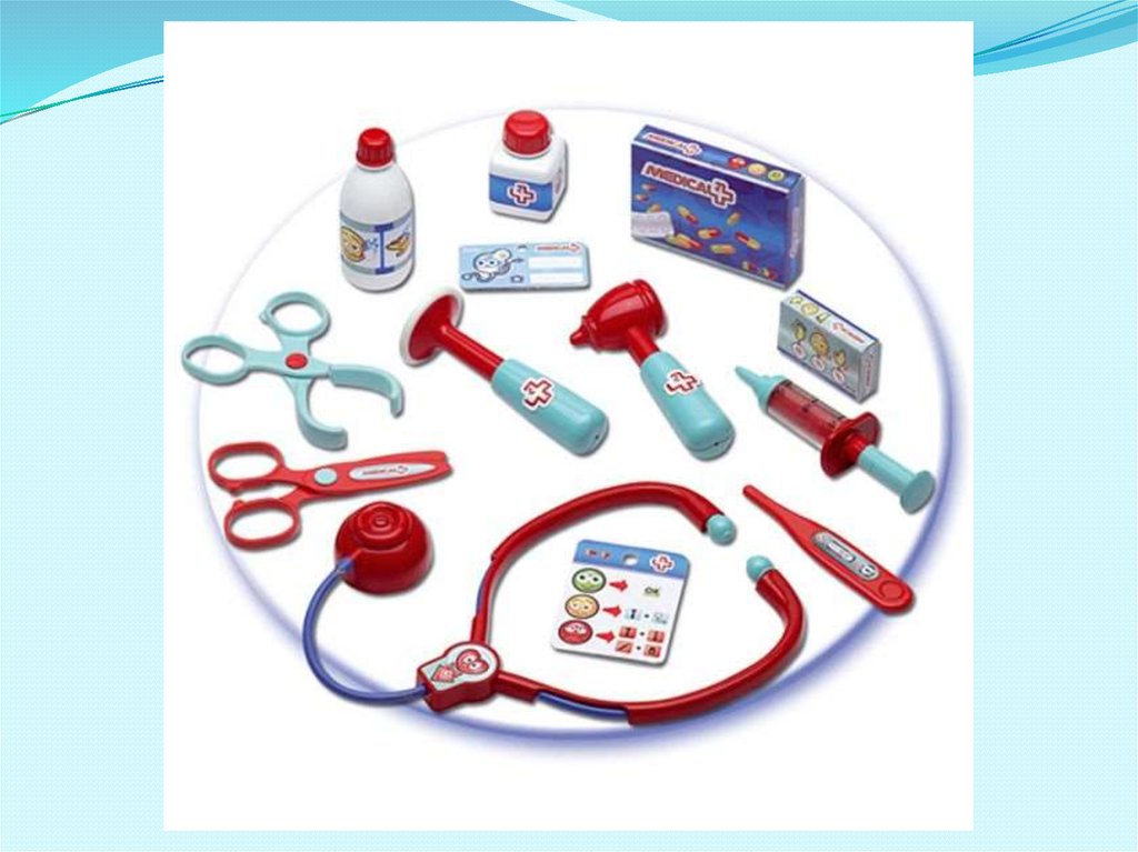 Какие предметы медицины. Принадлежности врача. Инструменты врача. Детские медицинские инструменты. Медицинские инструменты в детском саду.