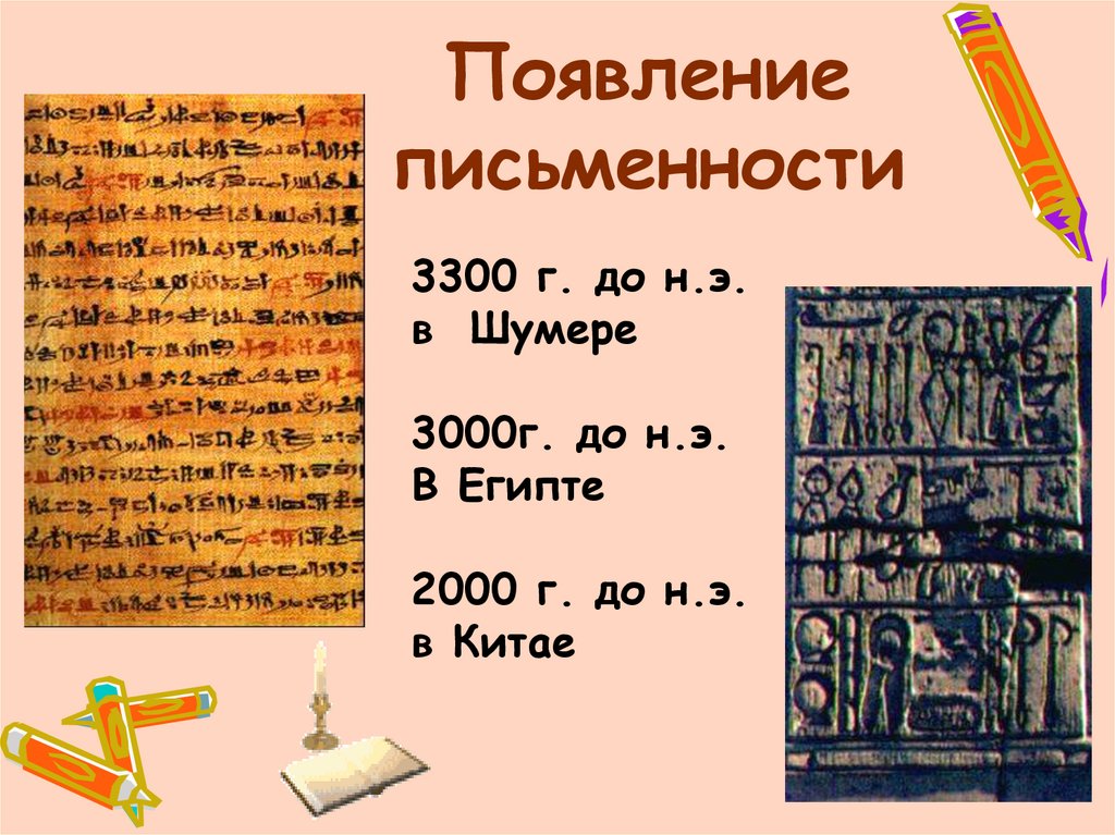 Как называлась письменность. Возникновение письменности. Возникновение первой письменности. История развития письменности. Возникновение письменности клинопись.