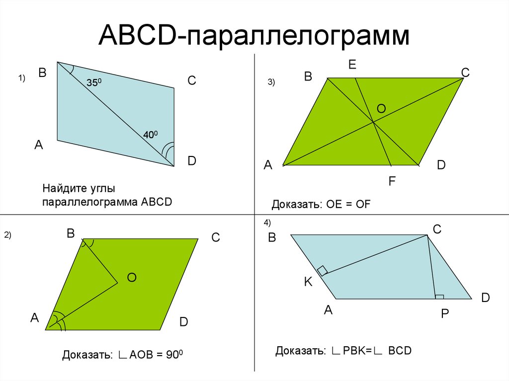 Abcd параллелограмм bc равен. Параллелограмм. Параллелограмм ABCD. ABCD- параллелограмма ABCD-. Как выглядит параллелограмм.