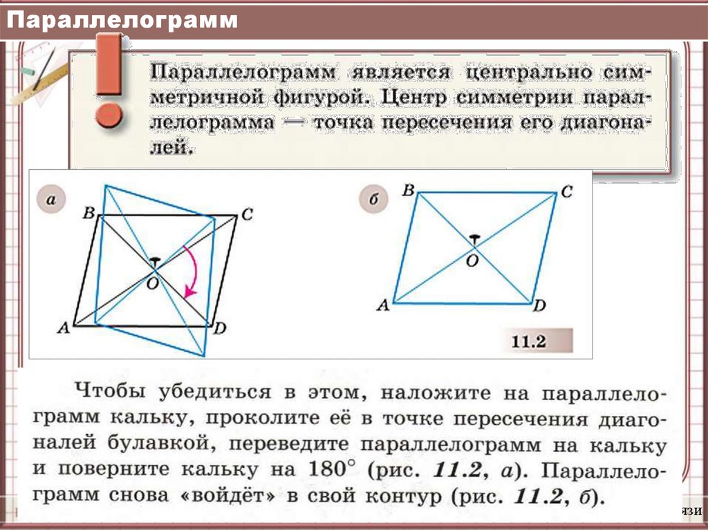 Диагонали параллелограмма равны верно или
