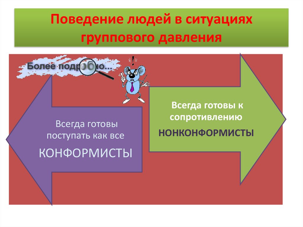 Групповое давление картинки