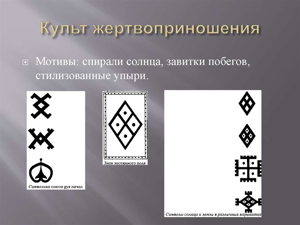 Культ жертвоприношения