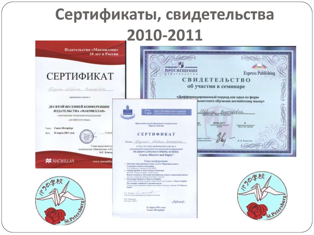 Гарант сертификат профессионального пользователя. Свидетельство 2010.