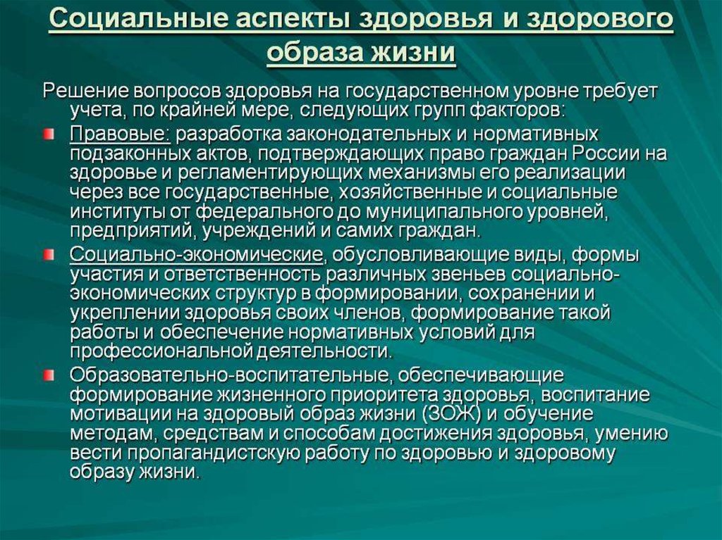 Проблема здоровья людей презентация