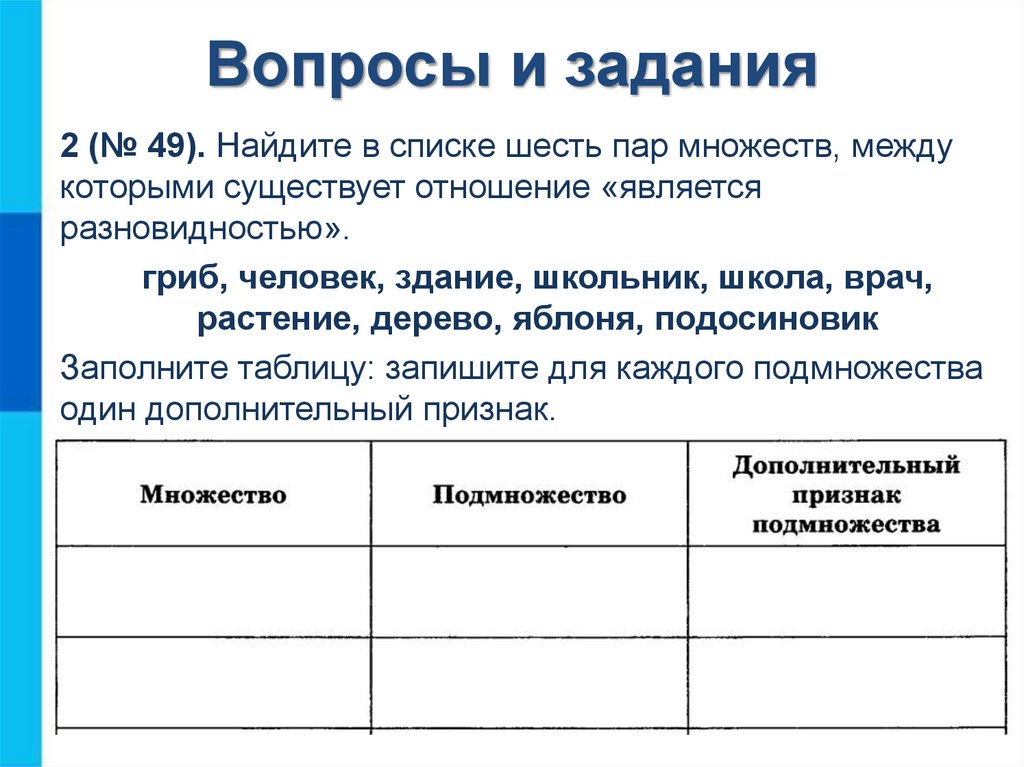 Пар 6. Найдите в списке шесть пар множеств. Найдите в списке шесть пар множеств между которыми существуют. Найдите в списке пять пар множеств. Отношения являются разновидностью Информатика.