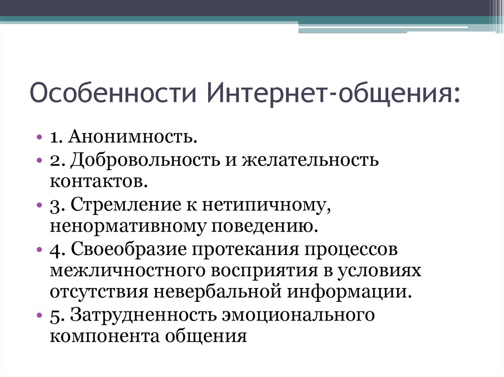 Особенности общения в виртуальном пространстве презентация