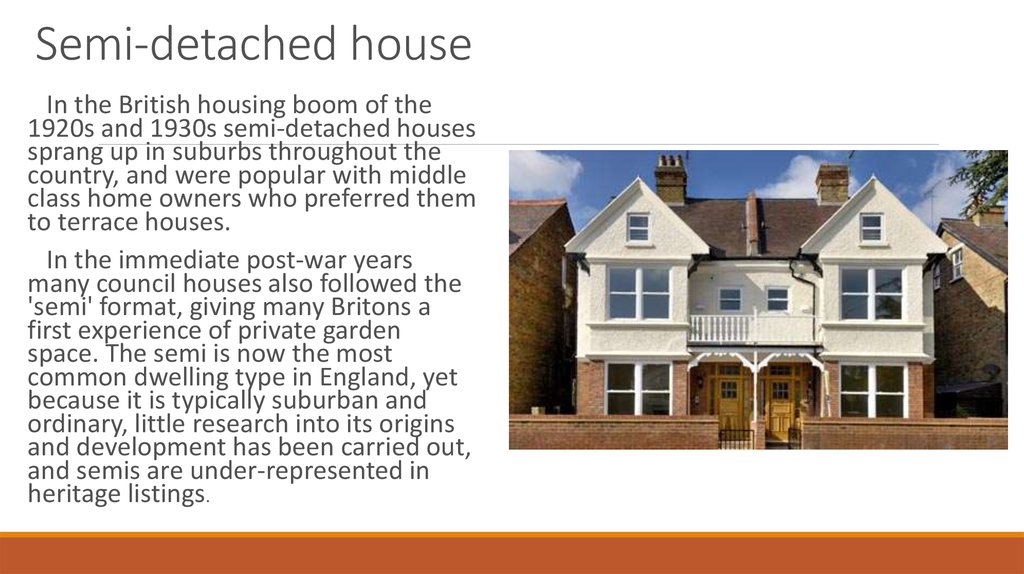 Хаус как переводится. Detached House Semi detached House. Terraced House Semi detached House разница.