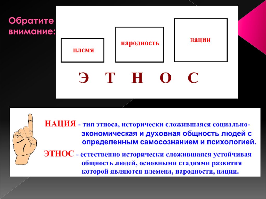 Исторически сложившаяся общность людей. Племя и народность это разновидности. Нации и межнациональные отношения.