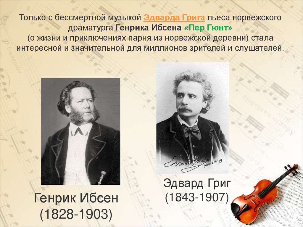 Кто создает музыкальный спектакль презентация. Известные композиторы Кировской области. Произведения Грига.