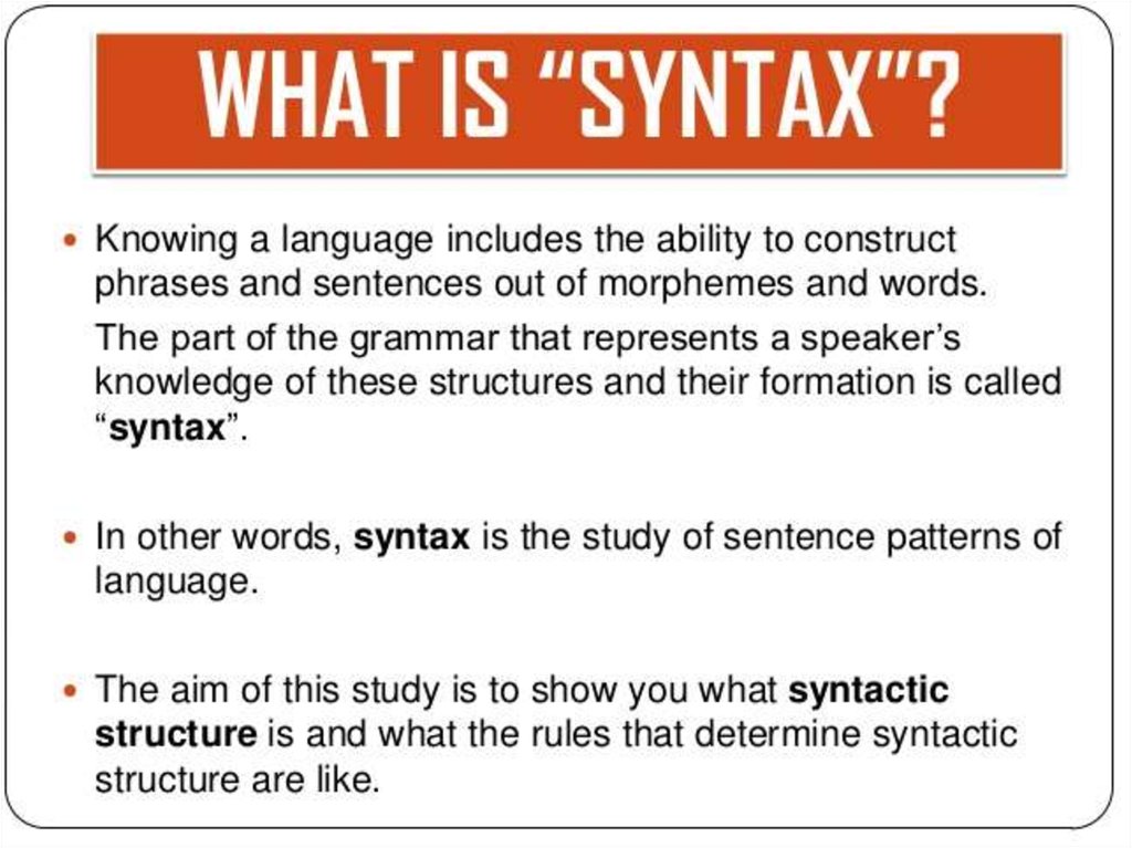 Study the sentences. Syntax. English syntax. Syntax in English Grammar. What is syntax.