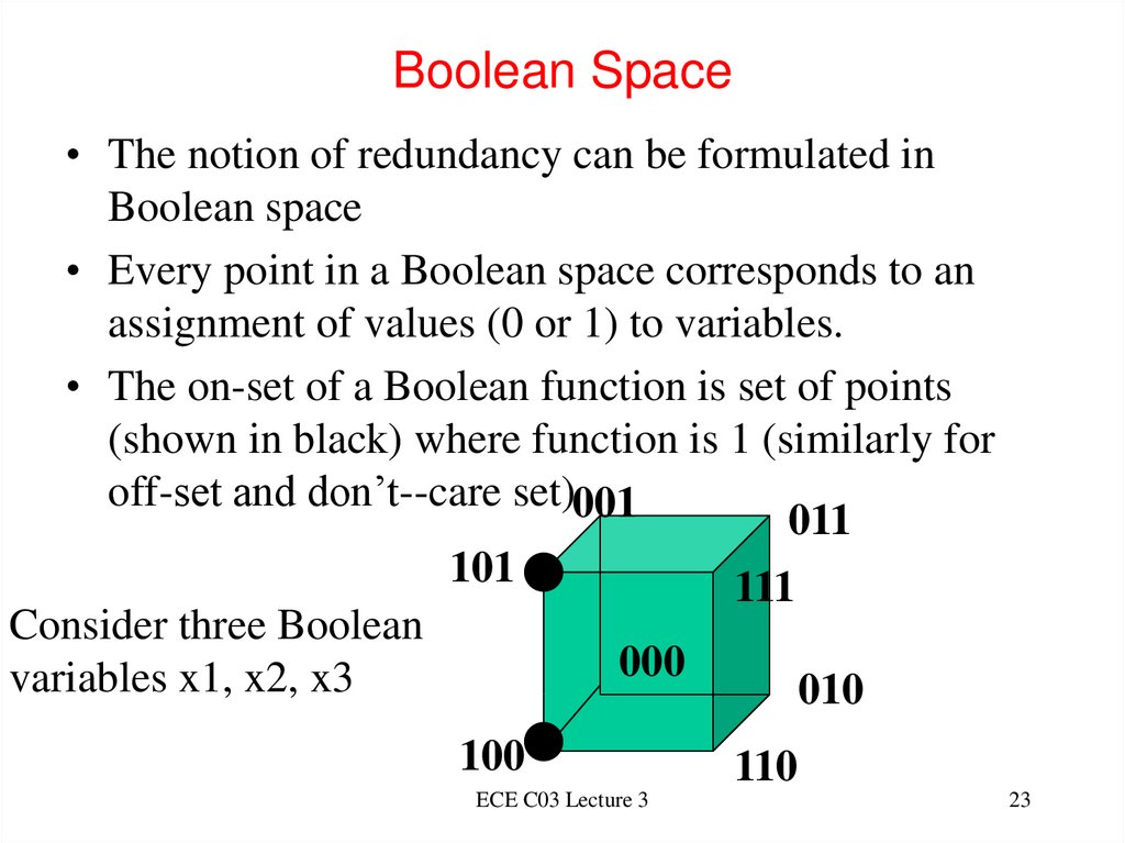 Boolean Space