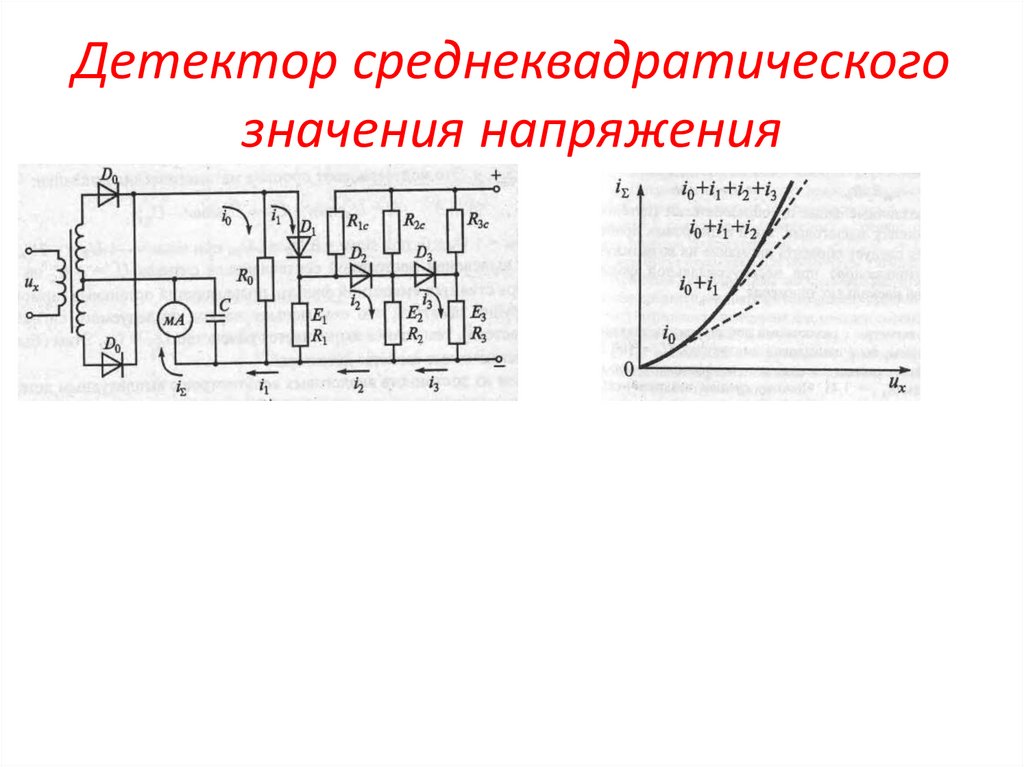 Детектор среднеквадратического значения напряжения