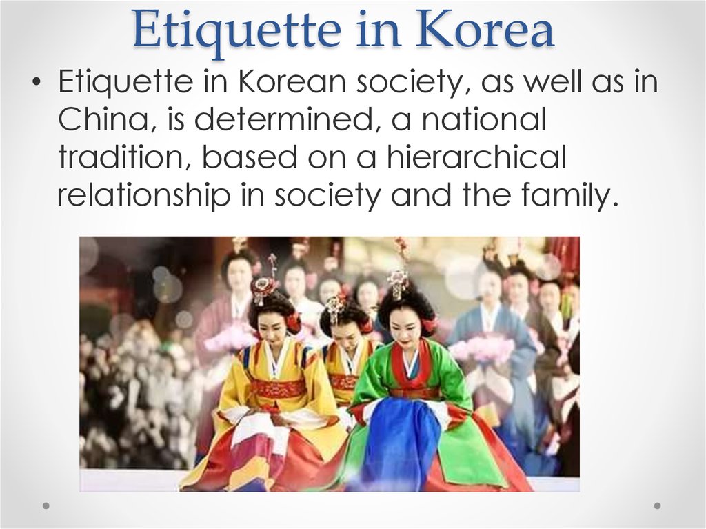 korea etiquette presentation